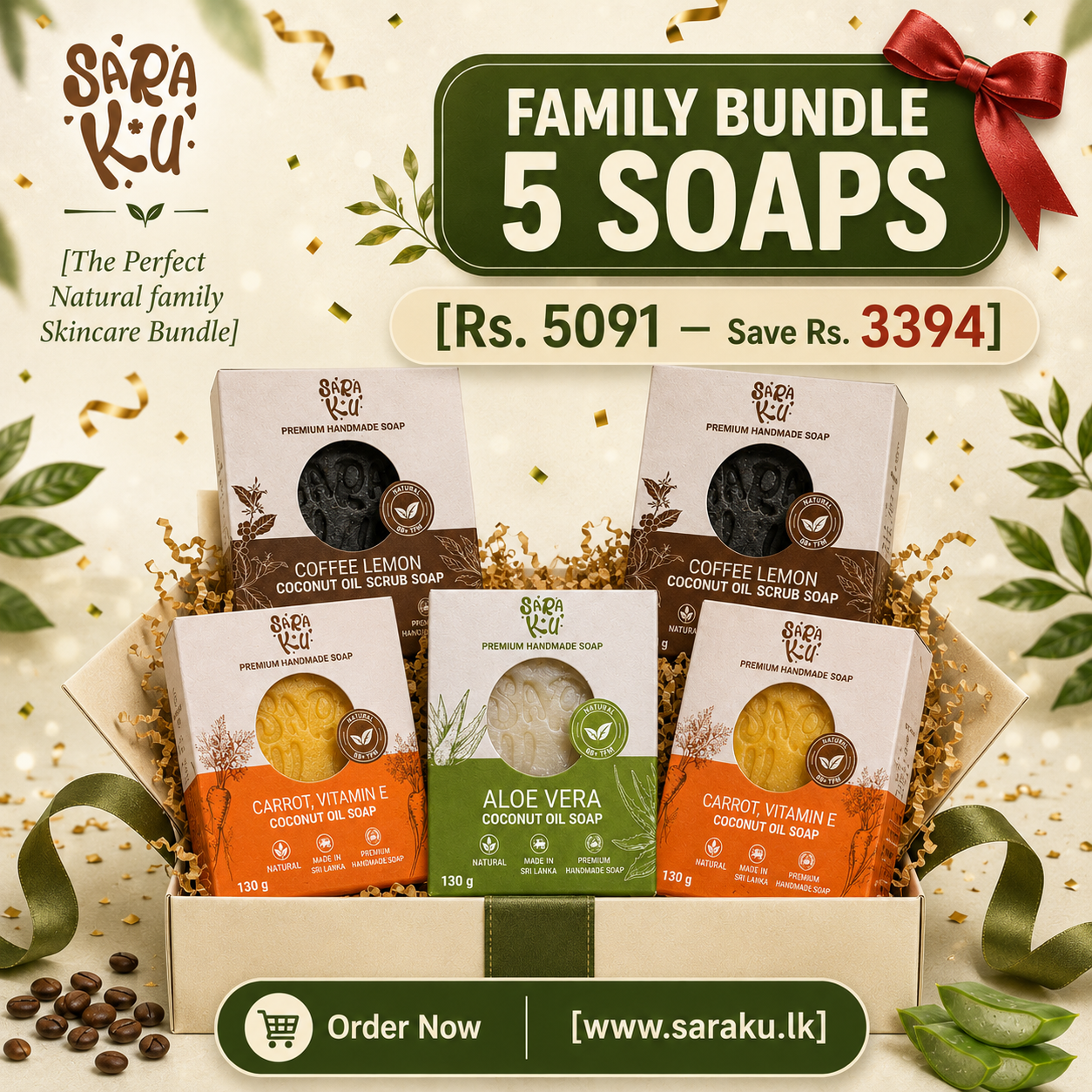 Why choose Saraku natural soap